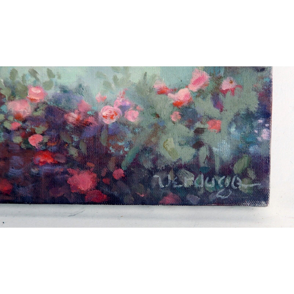 "Johanna's Garden" by Verdugo, Oil on Canvas, 9x12