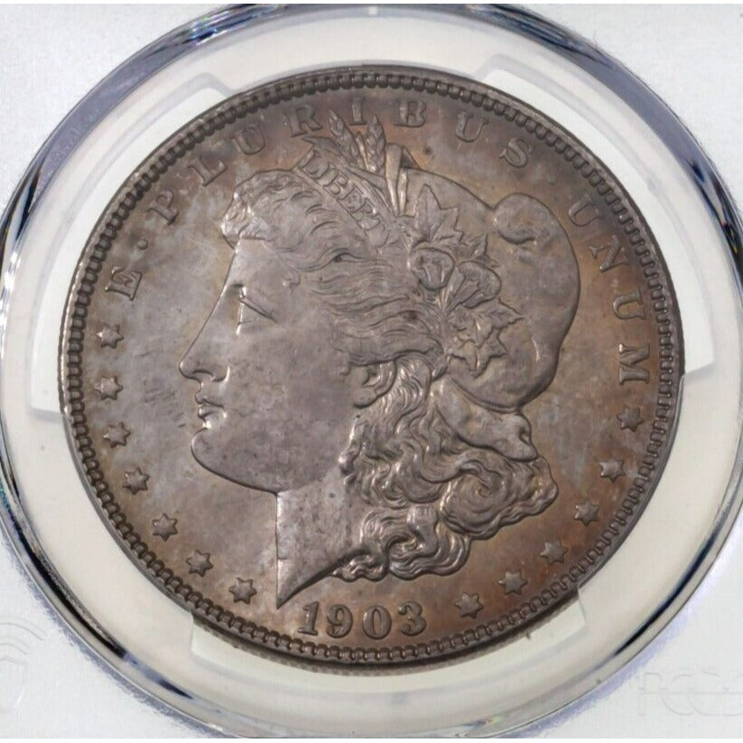 1903 $1 Silver Morgan Dollar Graded by PCGS as MS-64