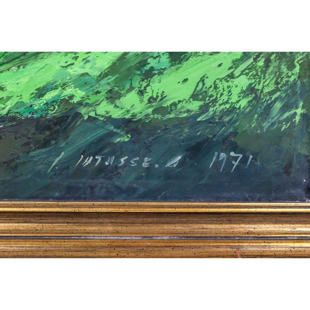 "In the High Andes" by Carlos Catasse Framed Oil on Canvas 1971