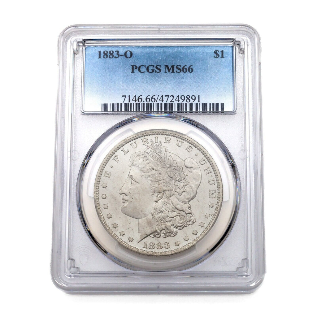 1883-O $1 Silver Morgan Dollar Graded by PCGS as MS-66! High Grade Morgan!