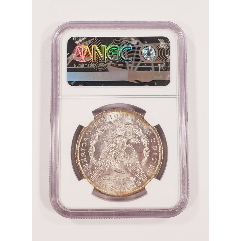 1885-O $1 Silver Morgan Dollar Graded by NGC as MS-63