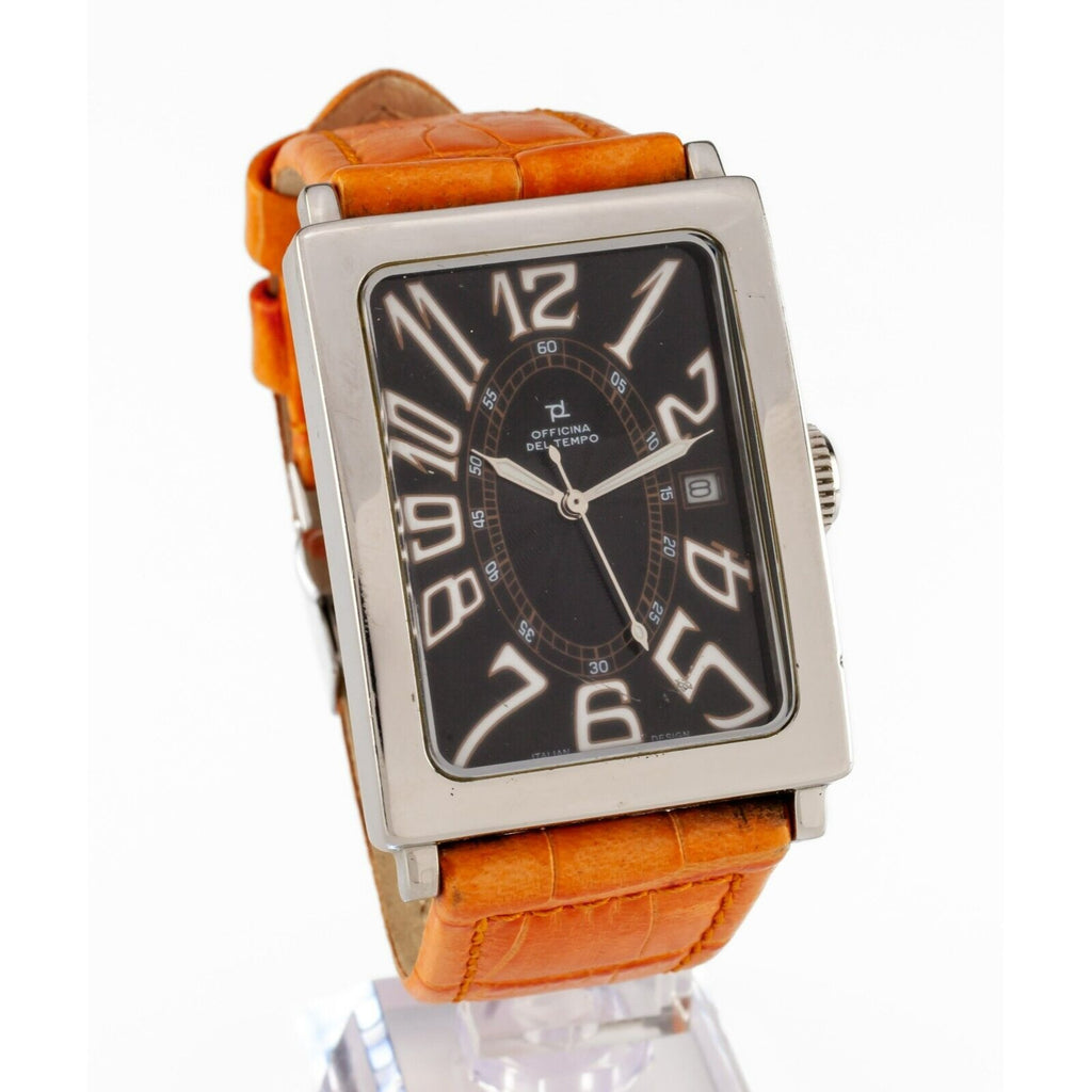 Officina Del Tempo Stainless Steel Quartz Watch w/ Original Box