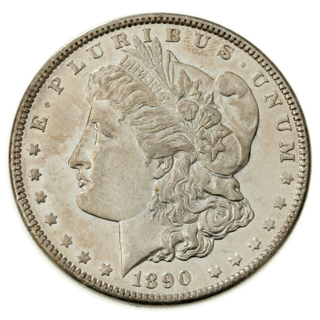 1890 $1 Silver Morgan Dollar in Choice BU PL Condition, Excellent Eye Appeal