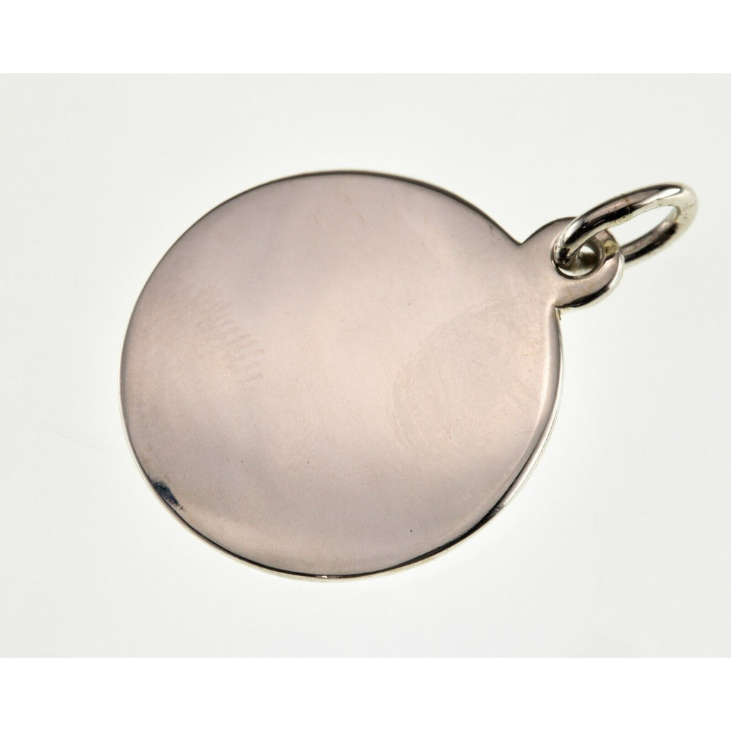 Gorgeous Tiffany & Co. Sterling Silver Key Ring with Round Charm!