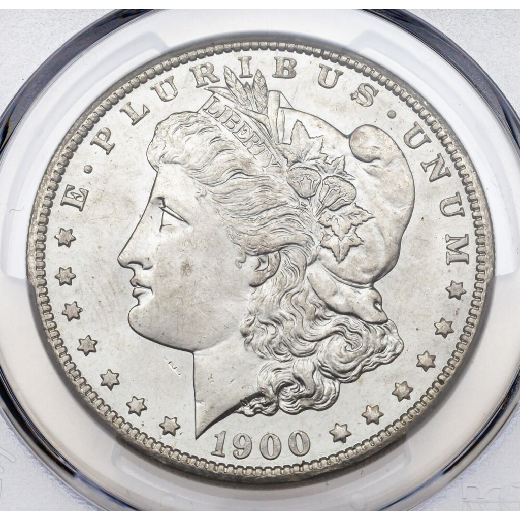 1900-O $1 Silver Morgan Dollar Graded by PCGS as MS-64! White Color!