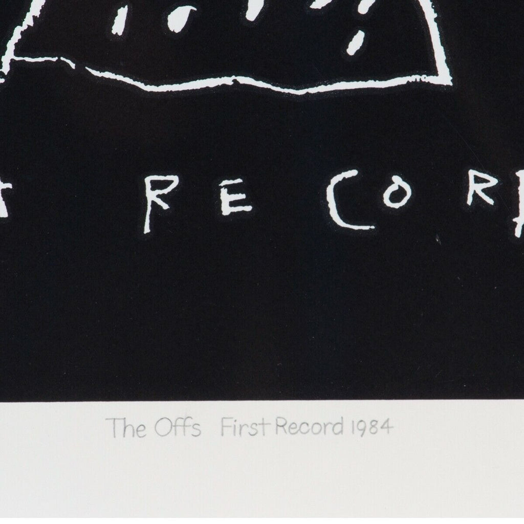The Offs First Record Album Art by Jean-Michel Basquiat Silkscreen LE of 85