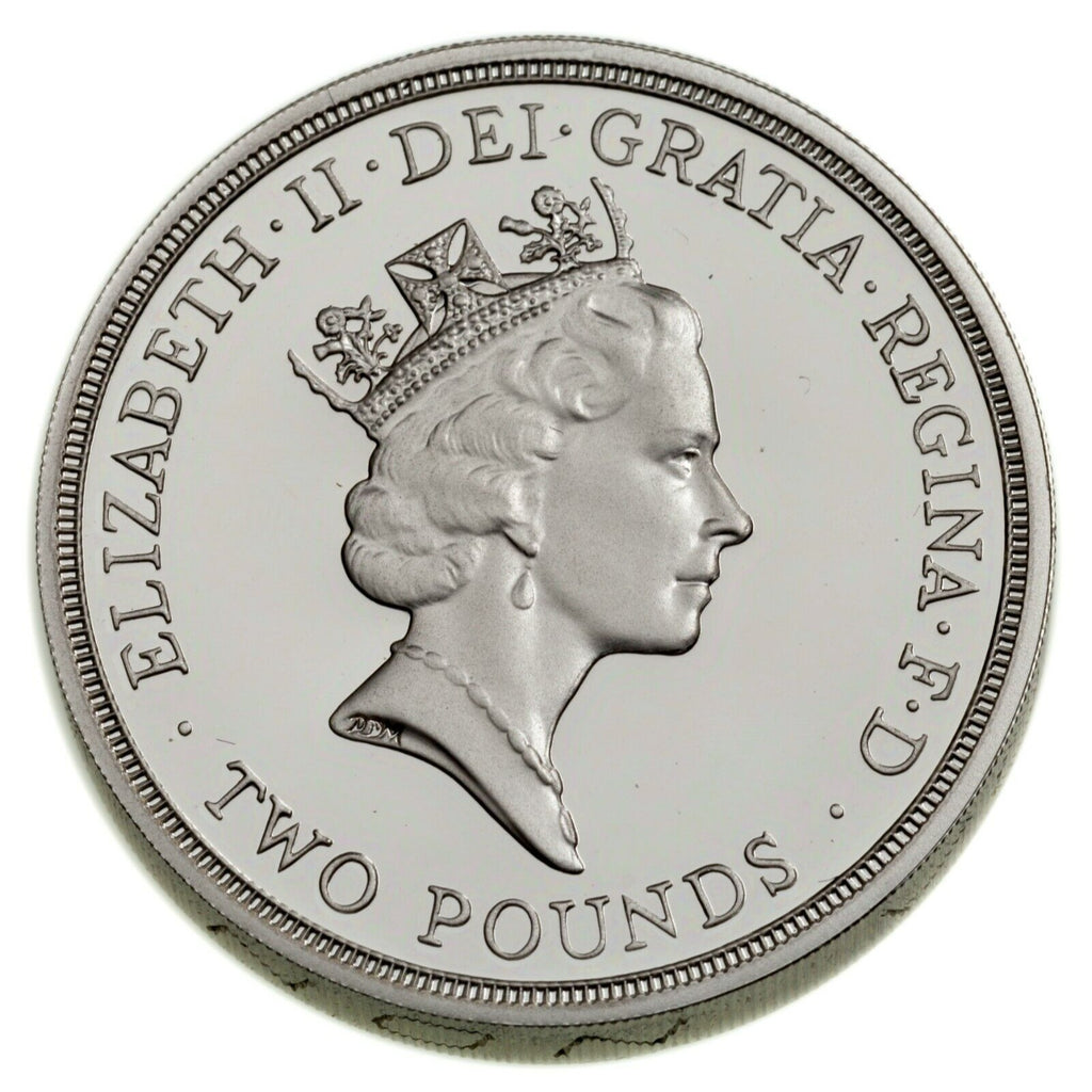 1993-1994 Great Britain One Pound & Two Pound Silver Proof & Piedfort Coin Lot