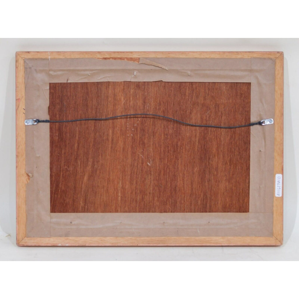 Gorgeous Untitled Forest Landscape by Ruth Howard Oil on Board Framed