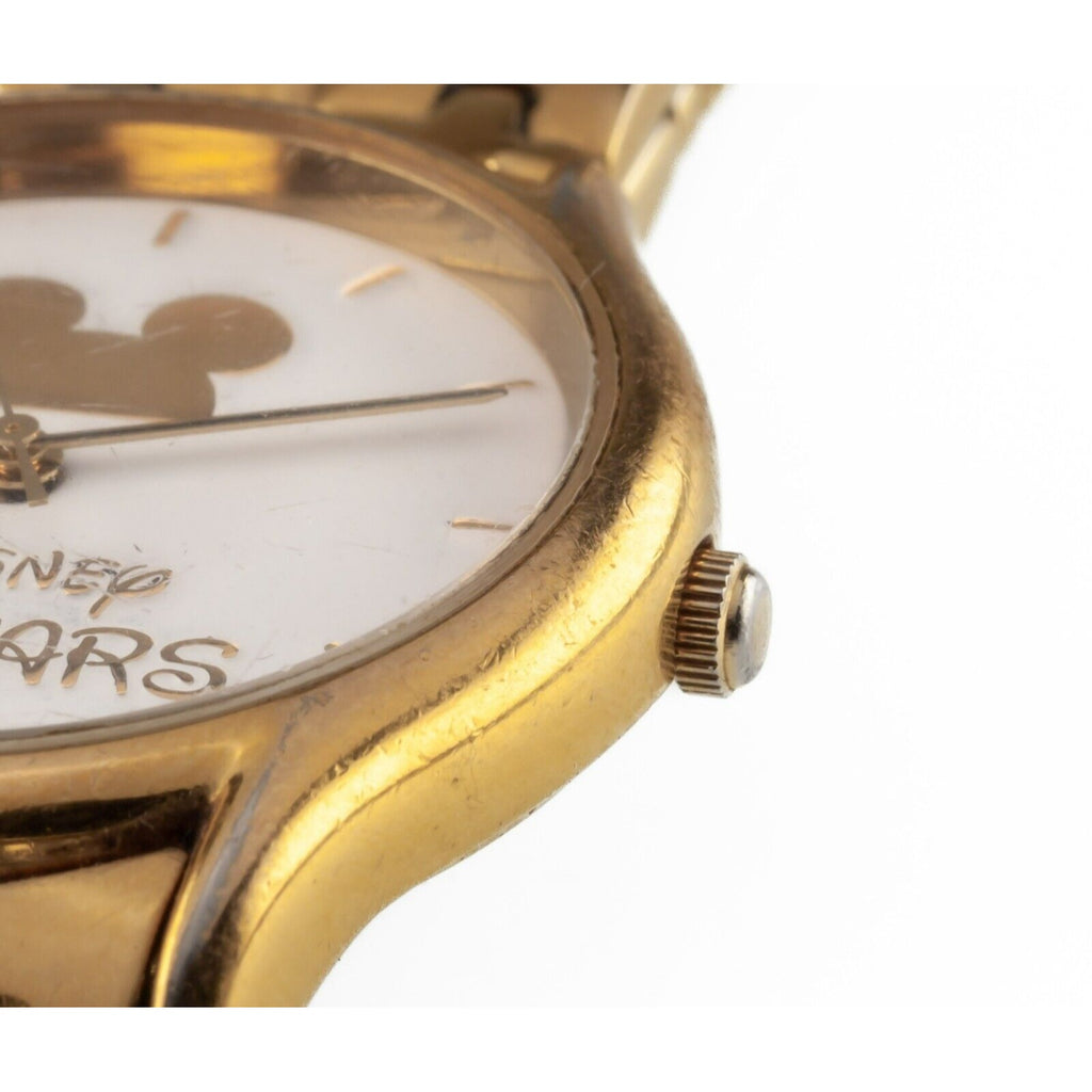 Disney Golden Ears Men's Gold-Plated Retirement Watch Rare Collectible!