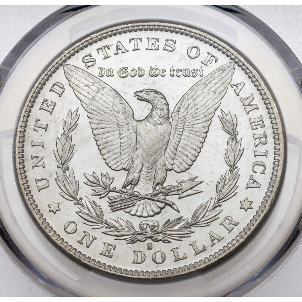 1881-S $1 Silver Morgan Dollar Graded by PCGS as MS-64! Nice Finish!