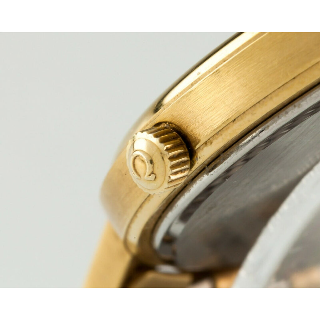 Omega Men's Gold-Plated Quartz "Proud to be Texan" Watch Cal 396