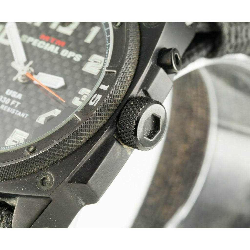 Special Ops Black Hawk Men's Titanium Quartz Watch w/ Original Strap