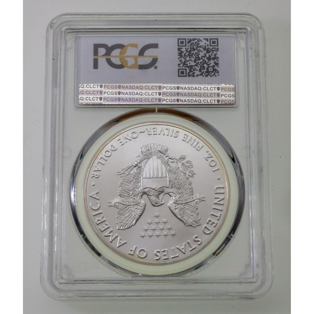 2018 $1 Silver American Eagle Graded by PCGS as MS-70