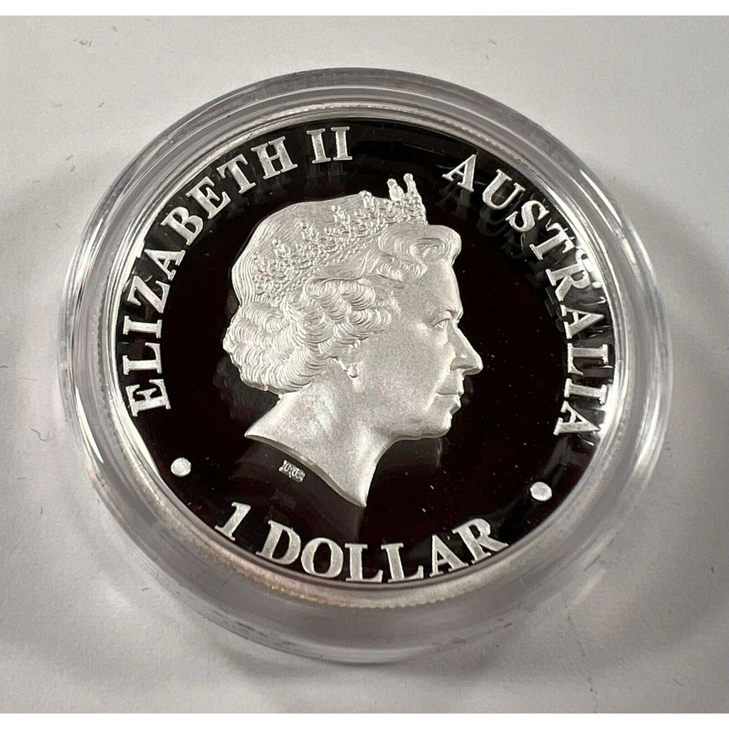 2014-P Australia 1 Oz. Silver Kangaroo High Relief w/ Original Box