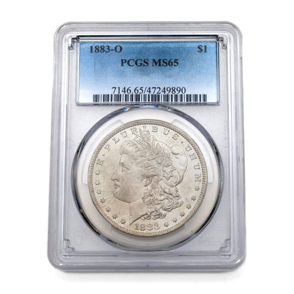 1883-O $1 Silver Morgan Dollar Graded by PCGS as MS-65! Gorgeous Coin!