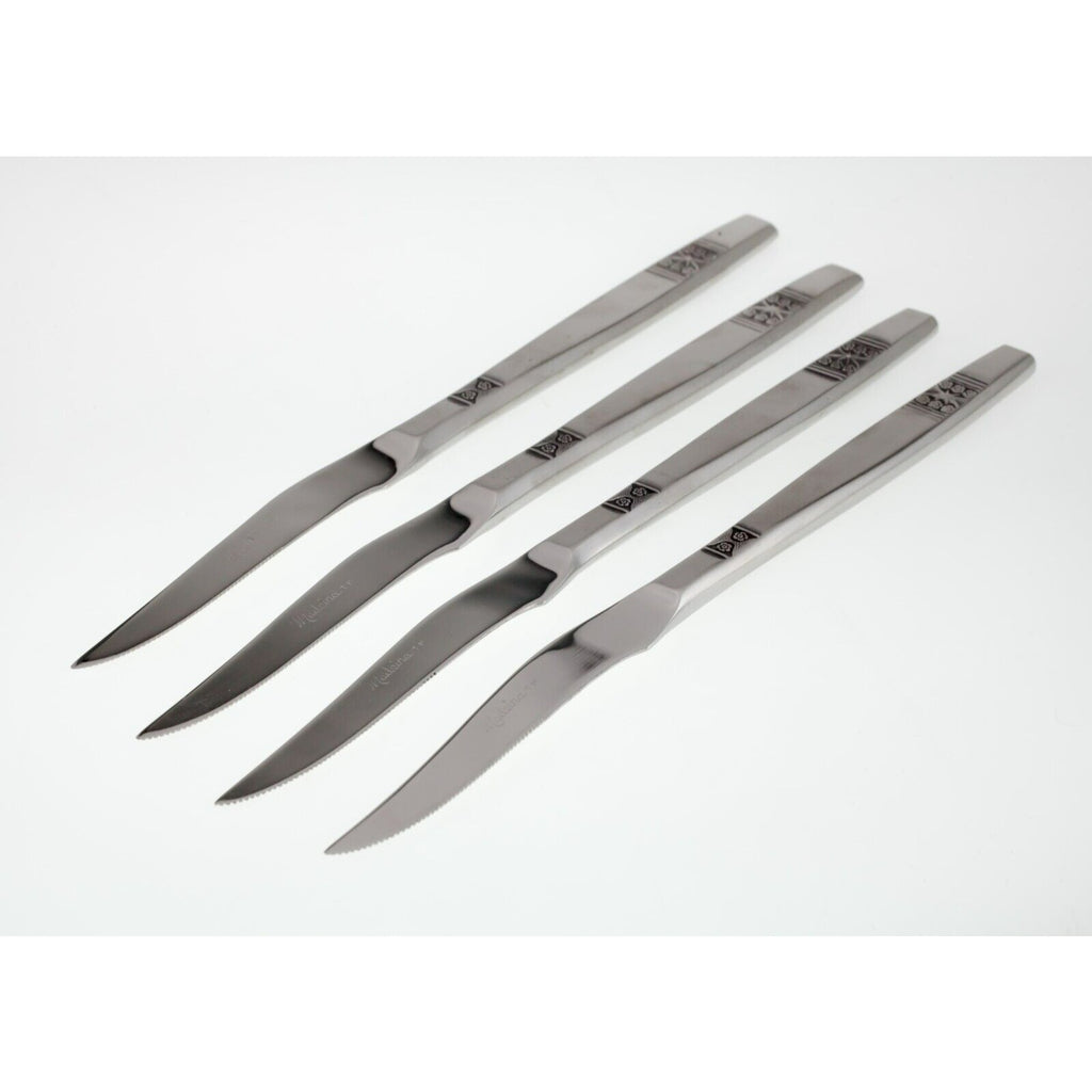 Set of 4 Stainless Steel Made in Japan Madeira Steak Knives