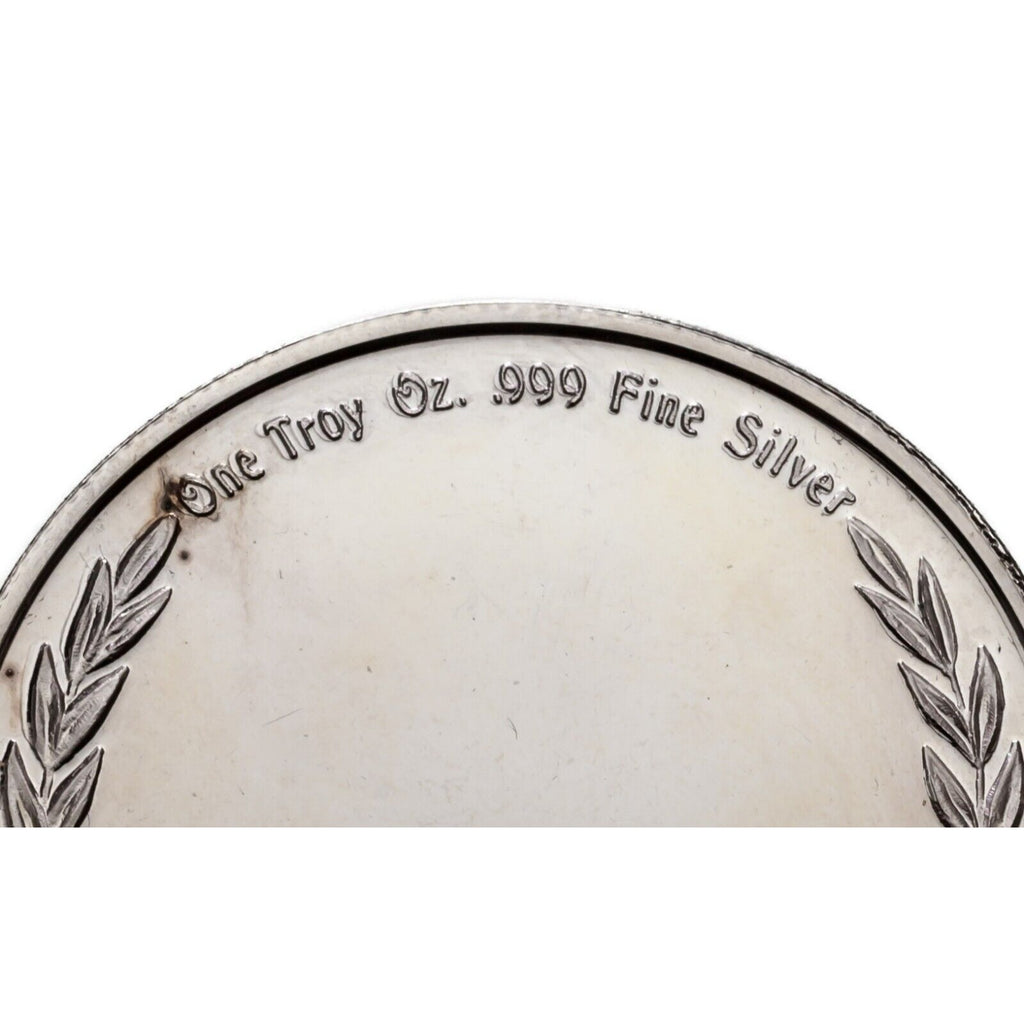 Creepy Clown & Tricky Dog 1 oz. Fine Silver Art Round