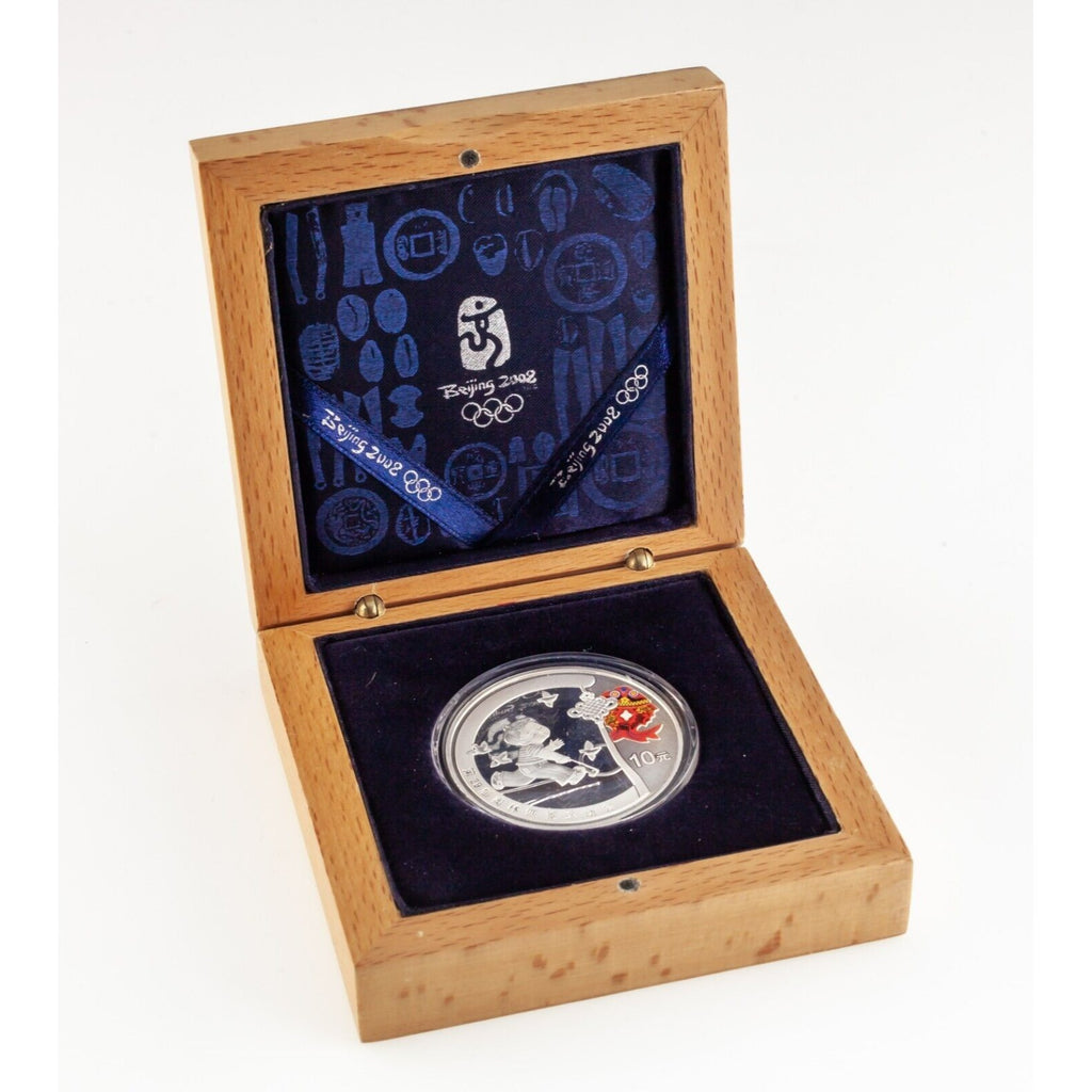 2008 China Beijing Olympics Silver Commemorative 4 Coin Set w/ Box/CoAs Series I