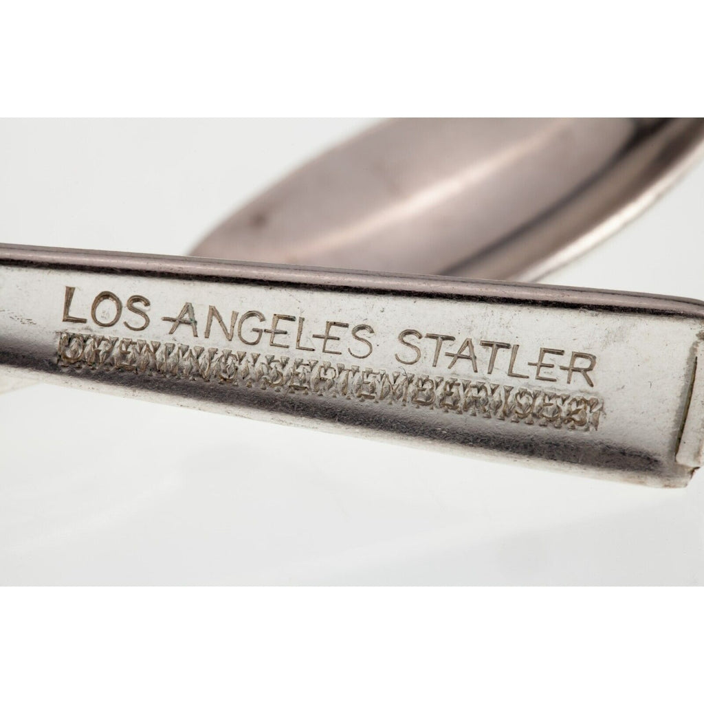 Int'l Silver Co. Los Angeles Statler Commemorative Silverplate Demitasse Spoon 2