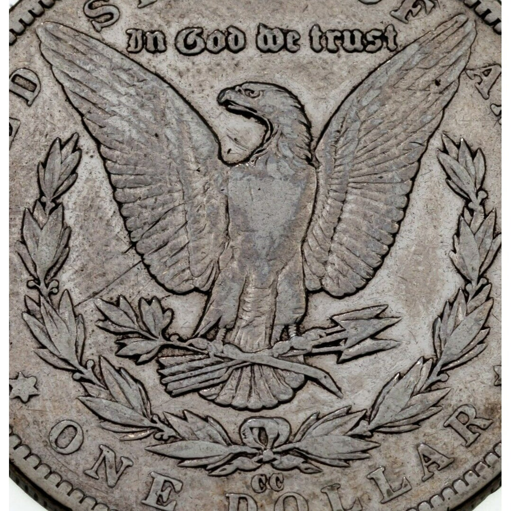 1891-CC $1 Silver Morgan Dollar in Fine Condition