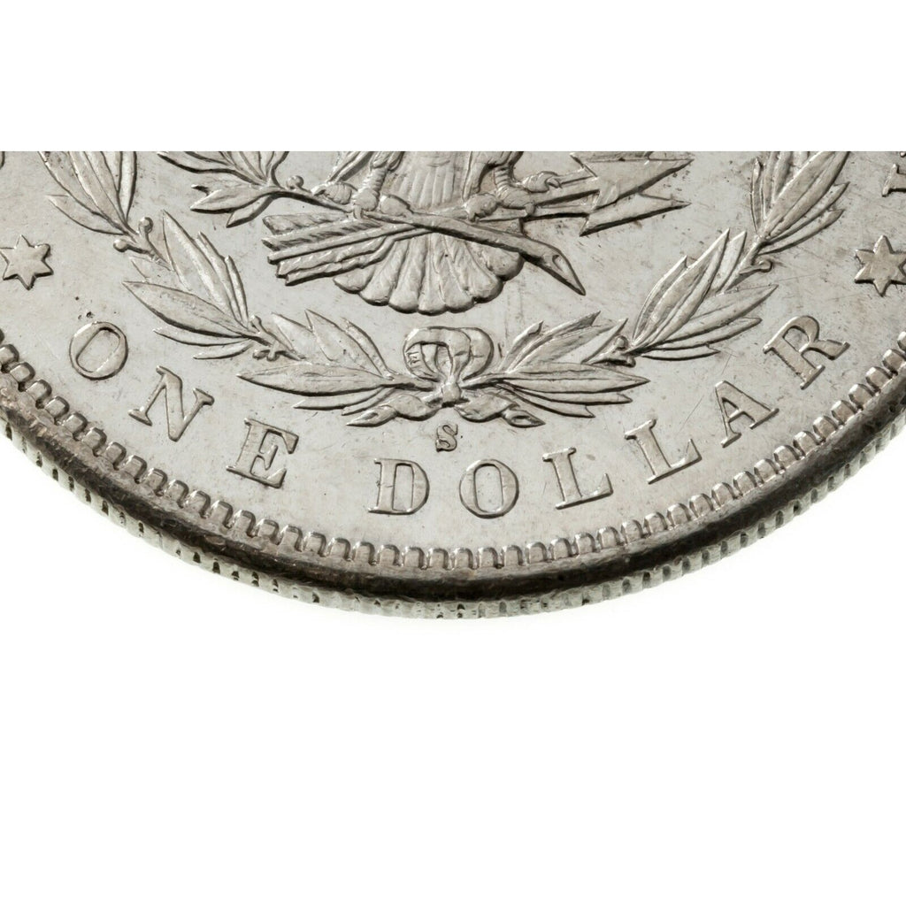 1897-S $1 Silver Morgan Dollar Choice BU, Excellent Eye Appeal Full Mint Luster