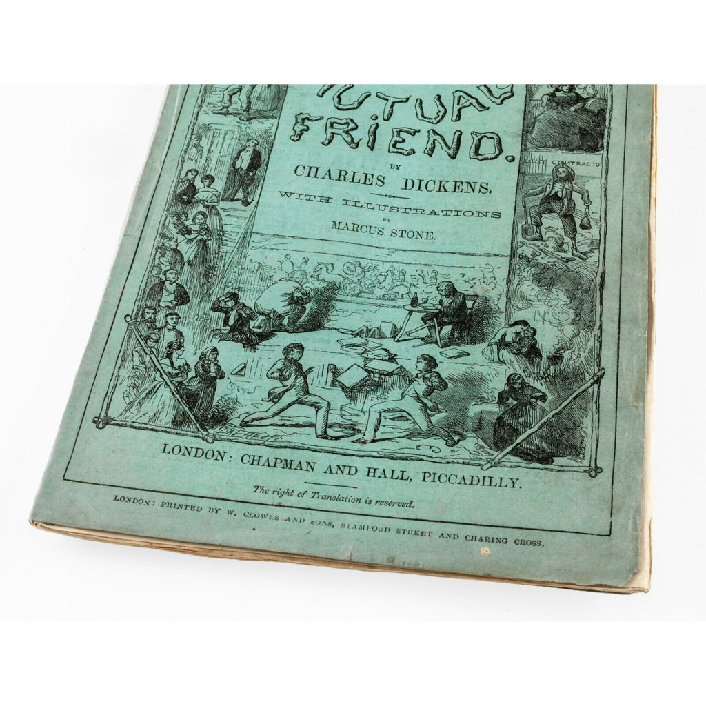 "Our Mutual Friend" by Charles Dickens 1st Edition 20 Vols. in 19 Issues