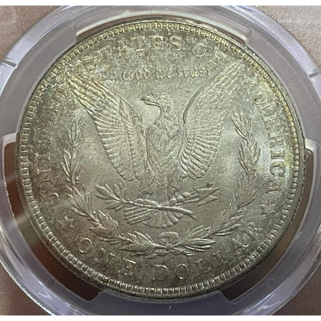 1921-D $1 Silver Morgan Dollar Graded by PCGS as MS-64