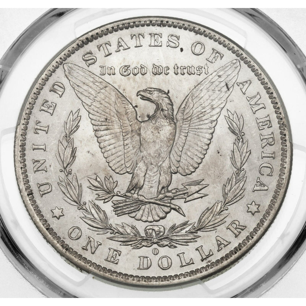 1885-O $1 Silver Morgan Dollar Graded by PCGS as MS-65