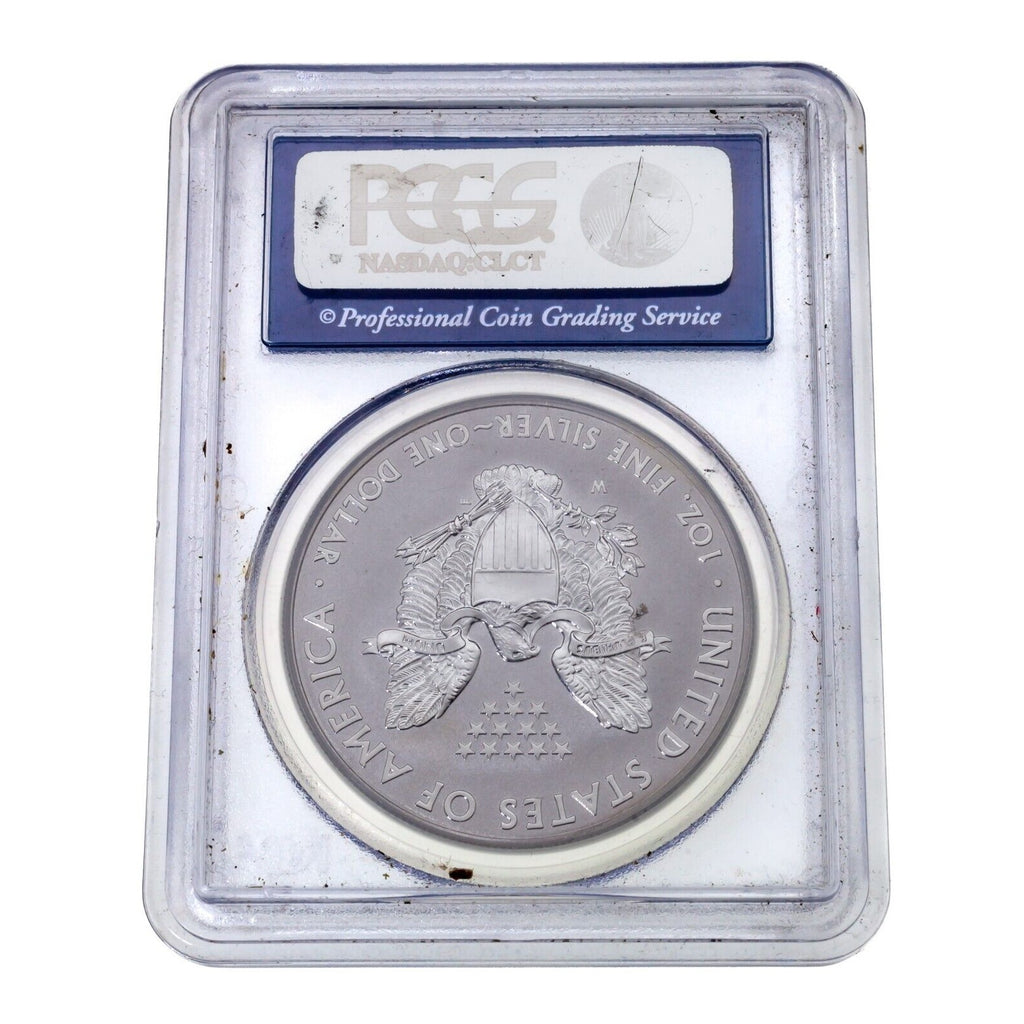 2013-W $1 Silver American Eagle Reverse Proof Graded by PCGS as PR70