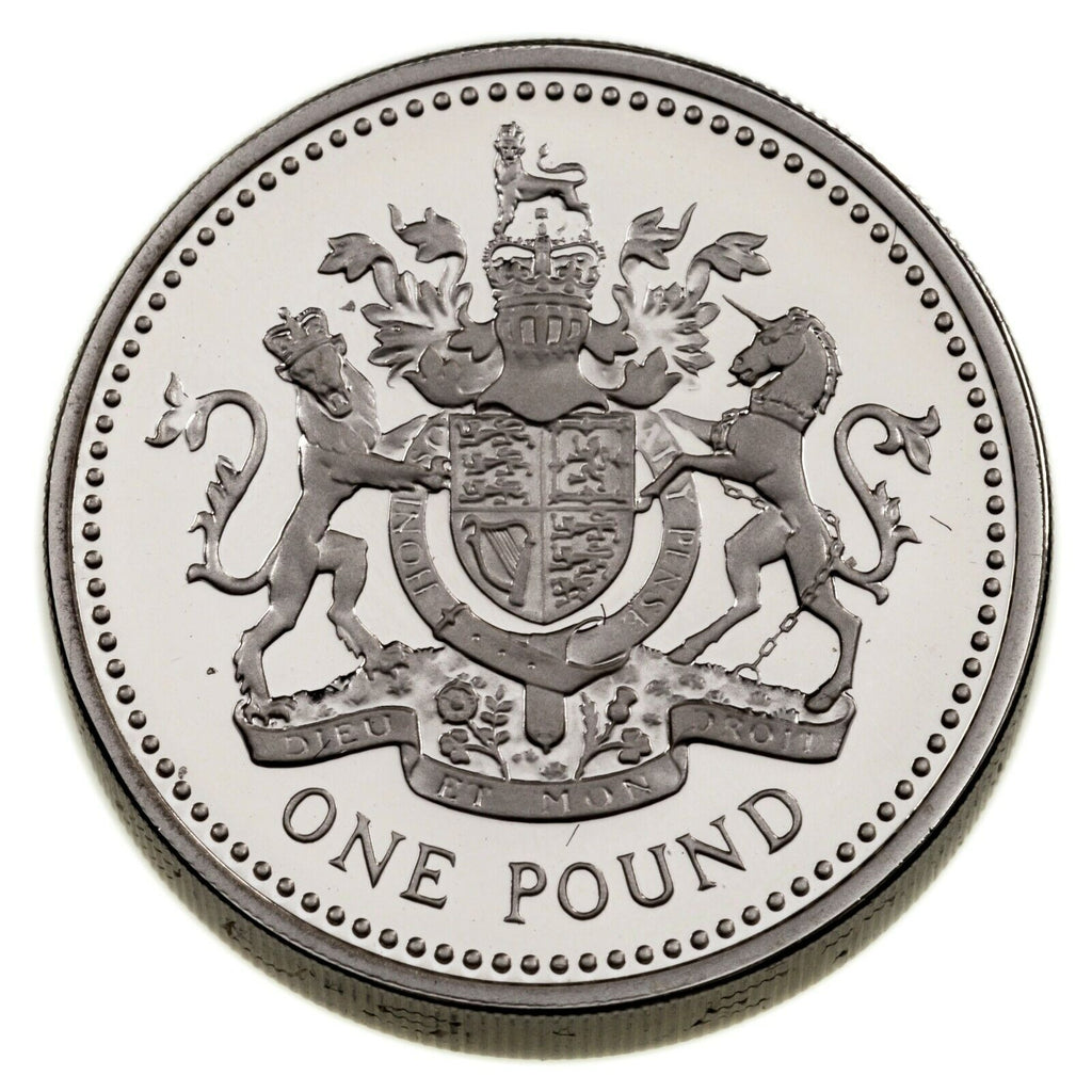 1991-1993 Great Britain 50 Pence & One Pound Silver Proof & Piedfort Coin Lot