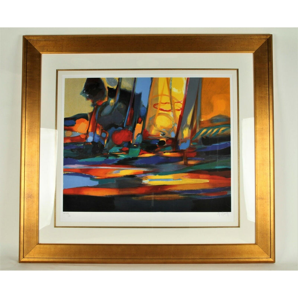 "Le Coupe de Soleil" by Marcel Mouly Signed Framed Lithograph EA 21/30