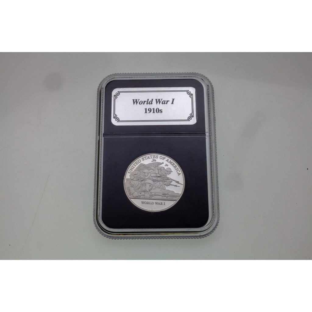 Danbury Mint American History 1/2 Oz. Silver Medallions Lot of 4 in Cases