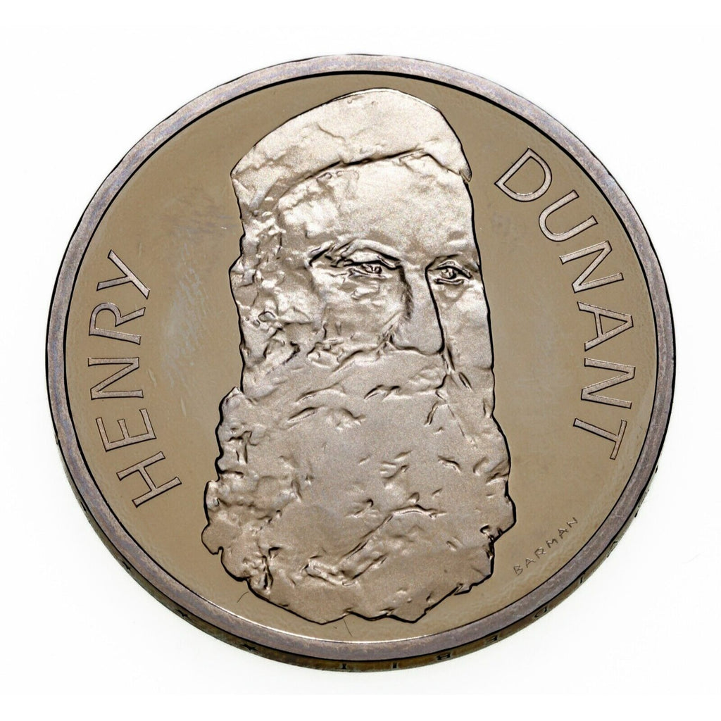 1978 Swiss 5 Francs Henry Dunant Commemorative Coin w/ Case