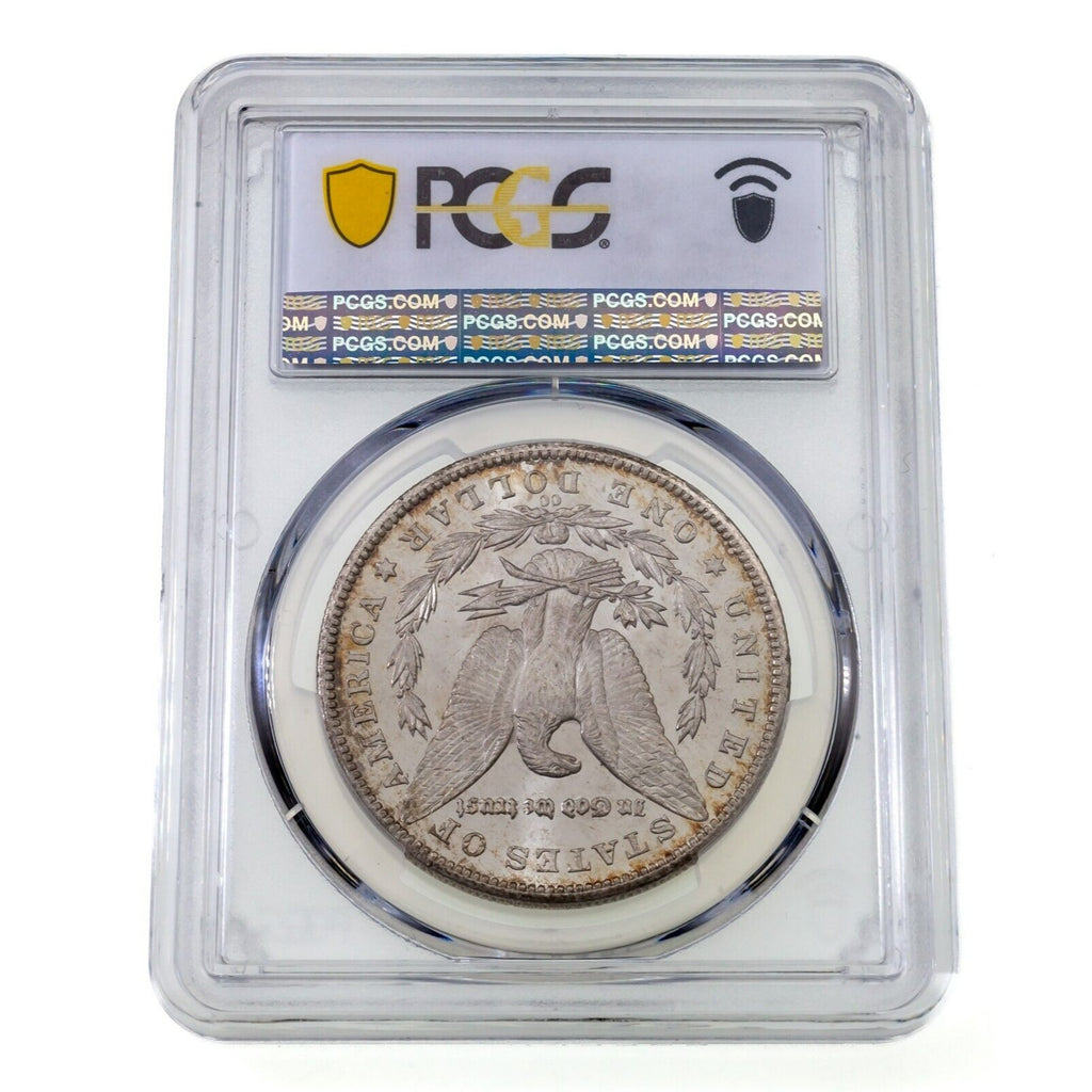 1884-CC $1 Silver Morgan Dollar Graded by PCGS as MS-64