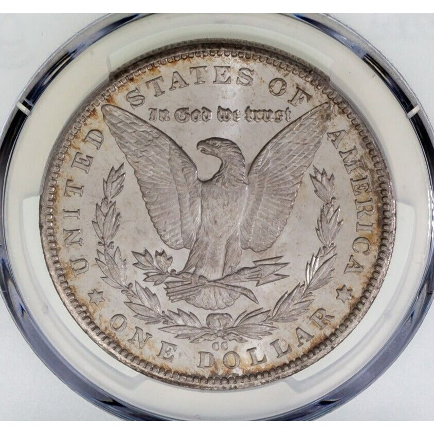 1884-CC $1 Silver Morgan Dollar Graded by PCGS as MS-64