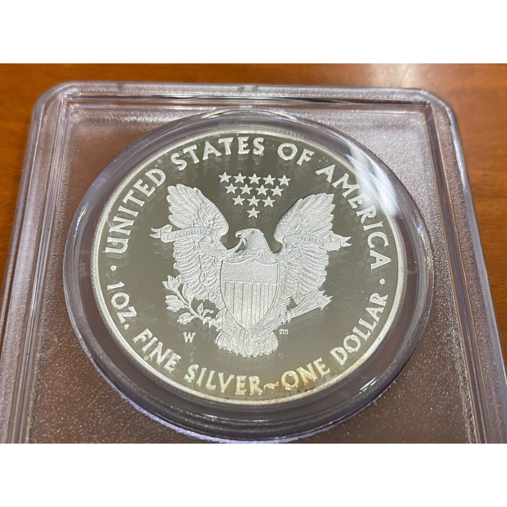 2013-W S$1 Silver American Eagle Proof Graded by PCGS as PR70DCAM Mercanti