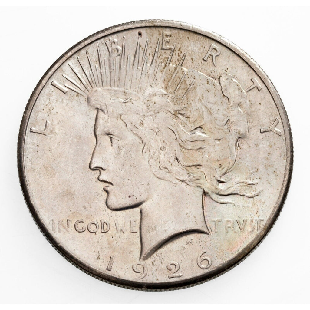 1926 $1 Silver Peace Dollar in Choice BU Condition, Excellent Eye Appeal