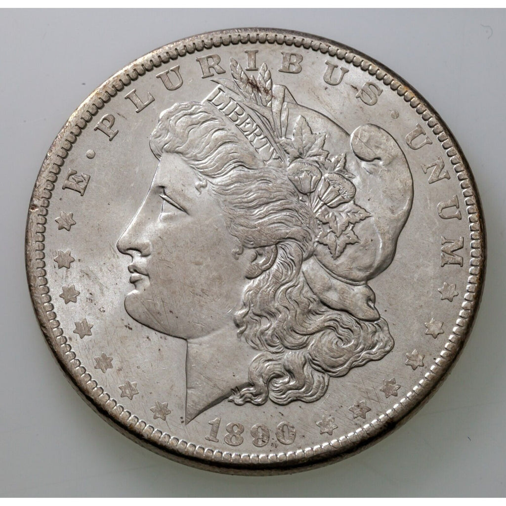 1890 $1 Silver Morgan Dollar in Choice BU Condition, Excellent Eye Appeal
