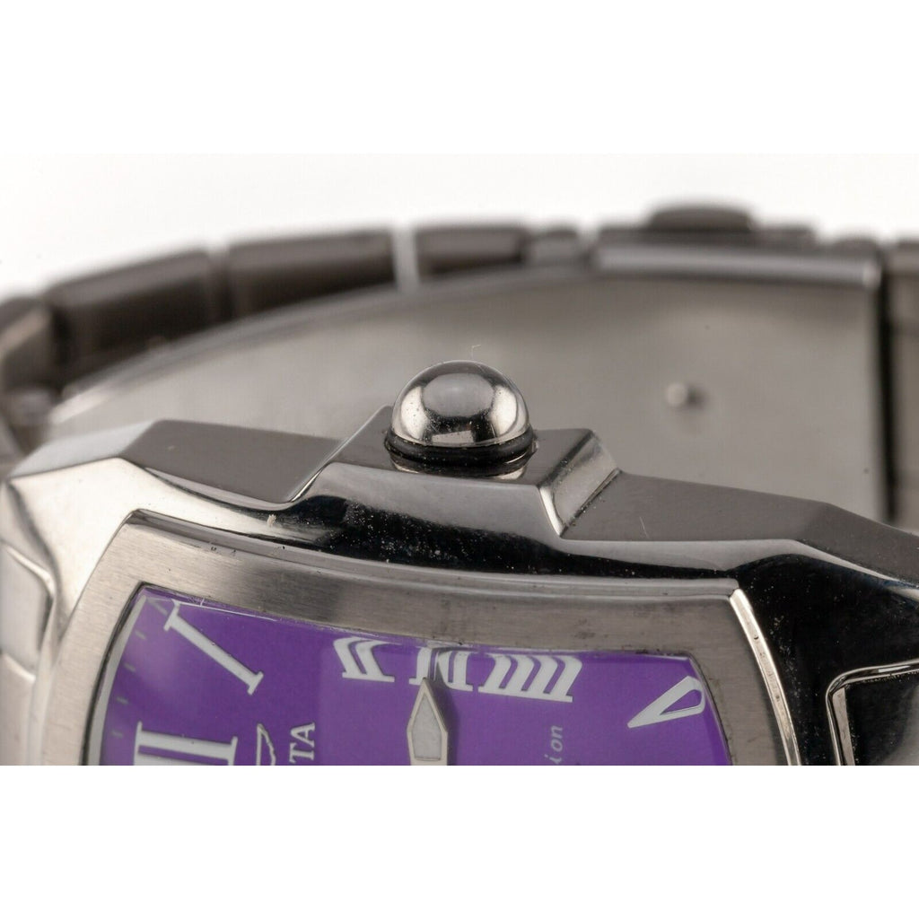 Invicta Women's Stainless Steel Lupah Limited Edition Purple Dial Quartz Watch