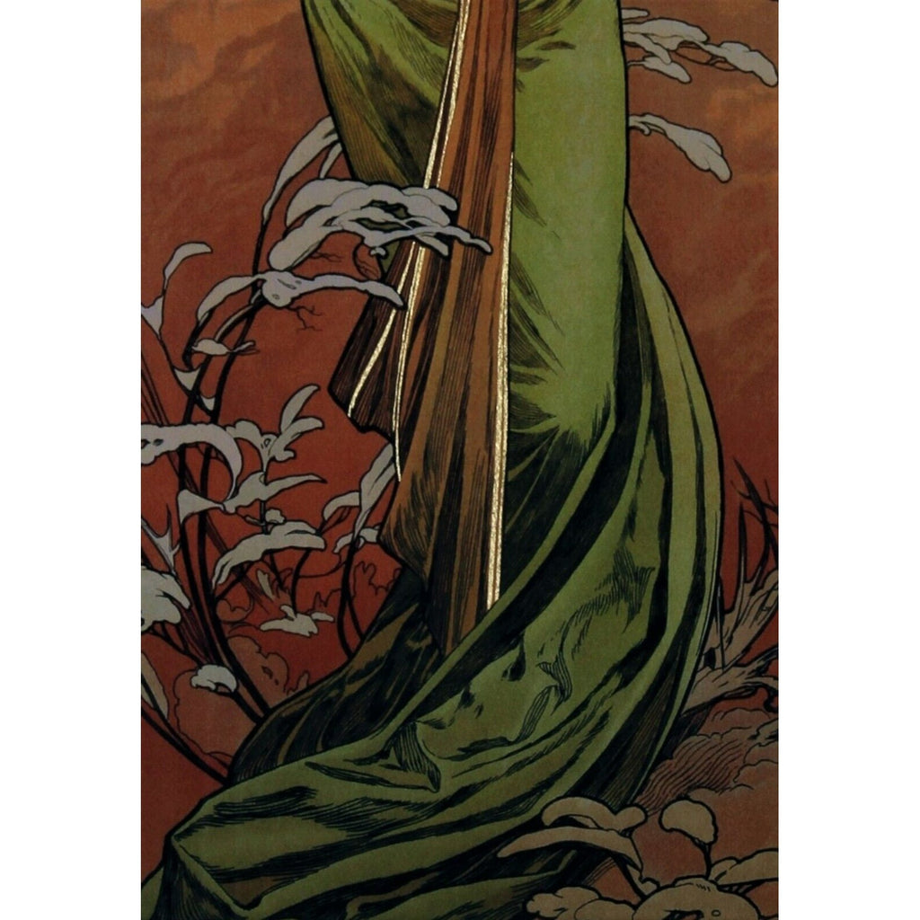 "The Seasons: Spring" (1900) by (After) Alphonse Mucha Signed No. 232/475 Giclée