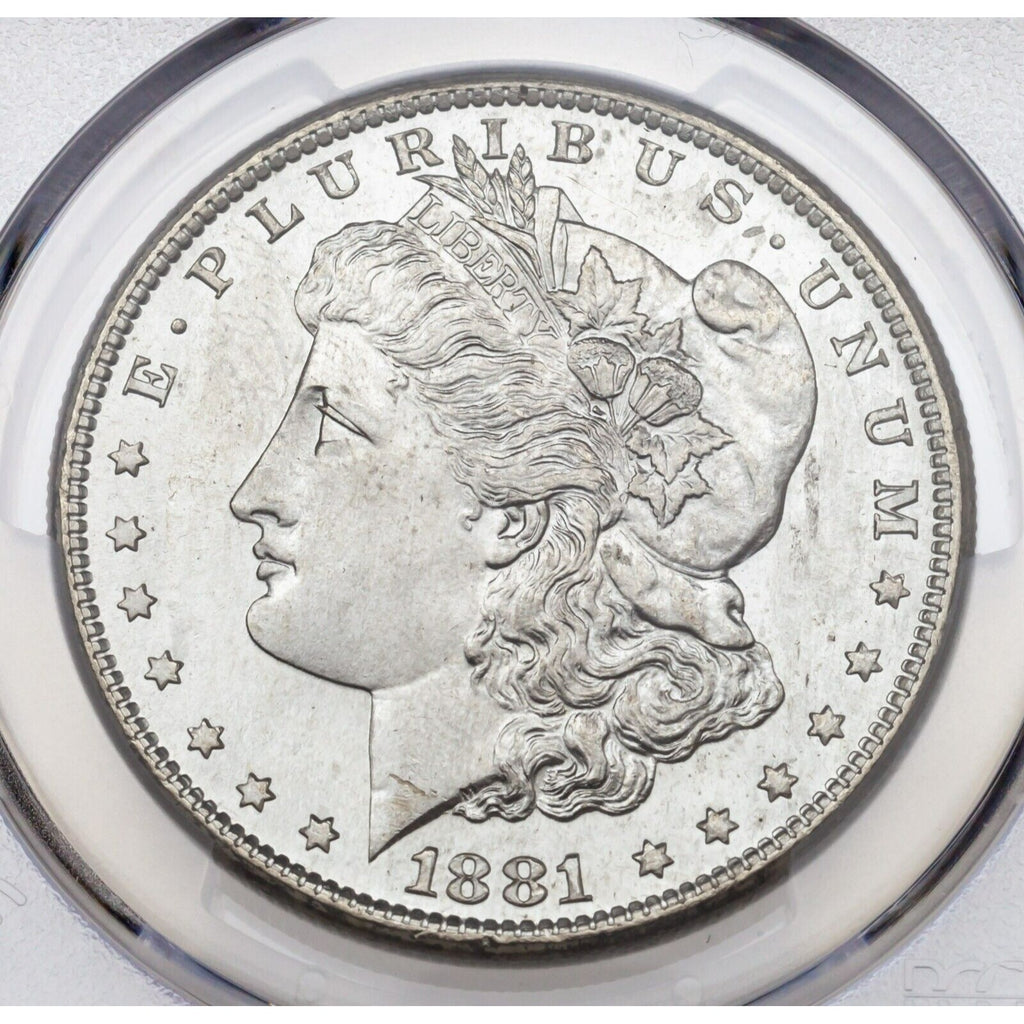 1881-S $1 Silver Morgan Dollar Graded by PCGS as MS-65+! Beautiful Finish!