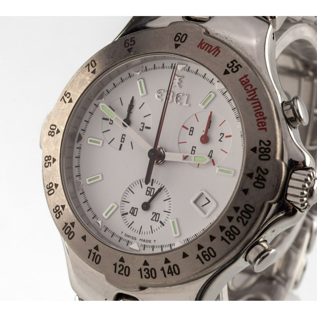 Ebel Sportwave Men's Stainless Steel Chronograph Quartz Watch E9251642