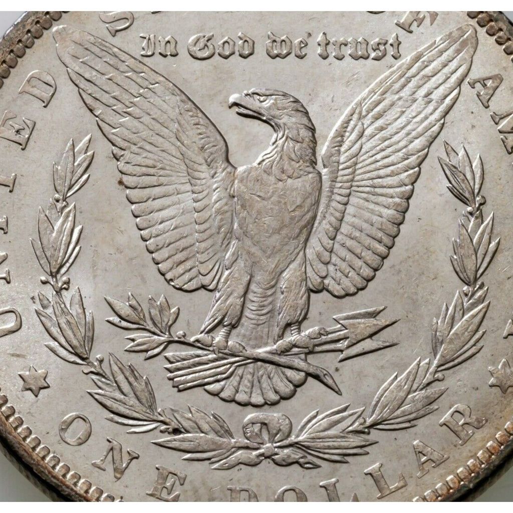 1890 $1 Silver Morgan Dollar in Choice BU Condition, Excellent Eye Appeal