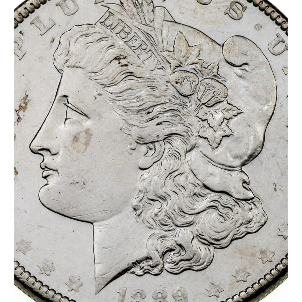 1889 $1 Silver Morgan Dollar in Choice BU Condition, Prooflike