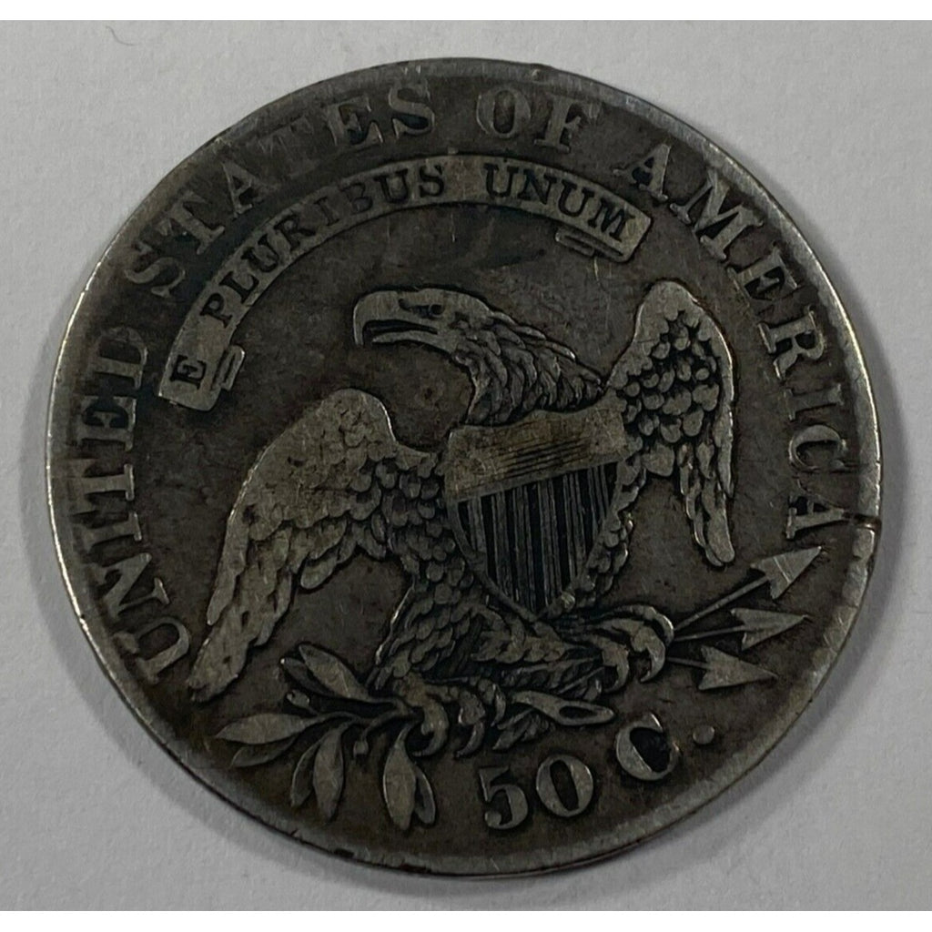 1831 50C Bust Half Dollar in Fine Condition, Natural Color, Nice Detail