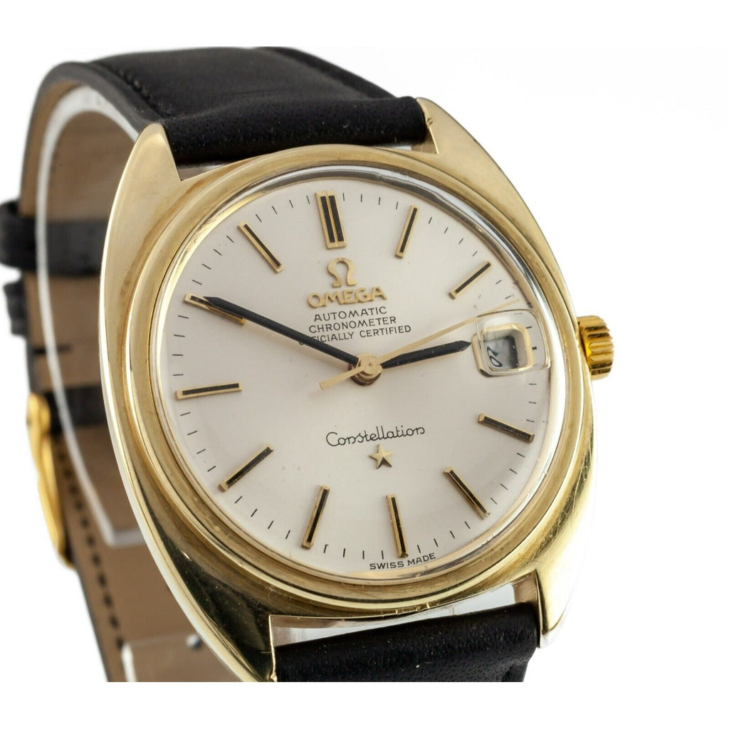 Omega Men's Gold-Plated Automatic Chronometer Constellation Watch Mov #564