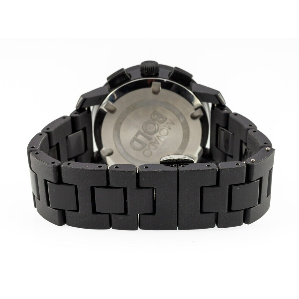 Movado Bold Black Stainless Steel Chronograph Quartz Watch MB.01.3.29.6019