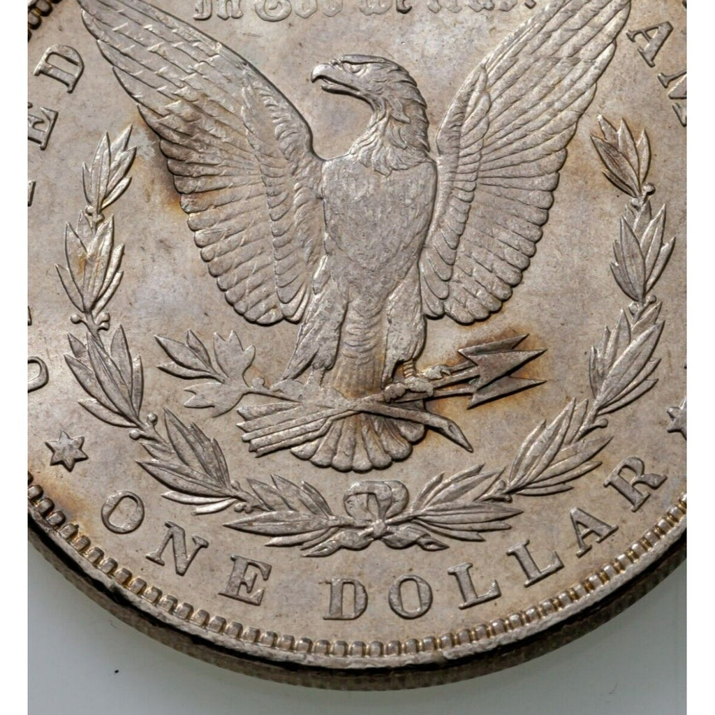 1887 $1 Silver Morgan Dollar in Choice BU Condition, Toned, Excellent Eye Appeal