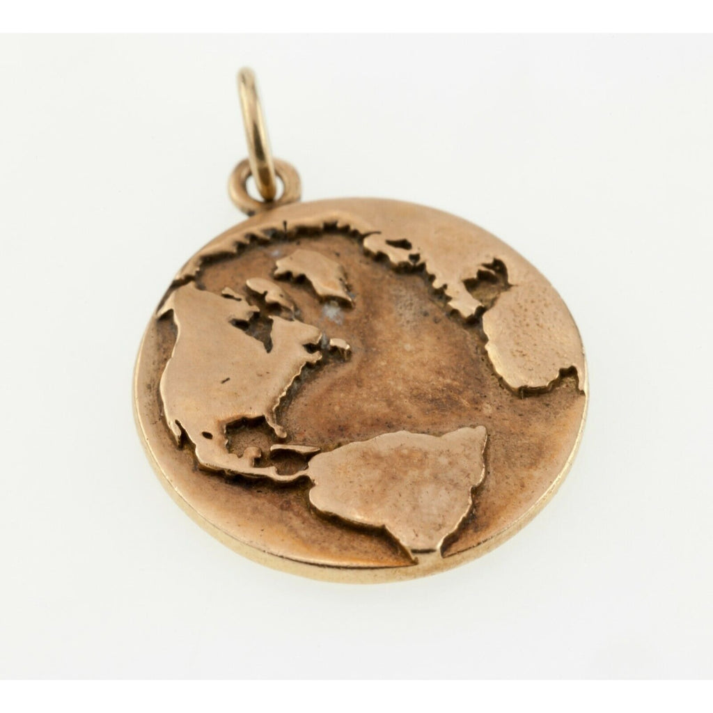 Helen Ficalora 14k Yellow Gold "Protect Mother Earth" Heavy Charm Retired!