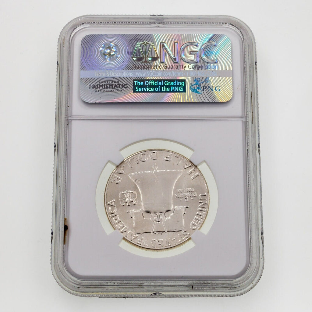 1958 50C Franklin Half Dollar 50C Graded by NGC as MS-64
